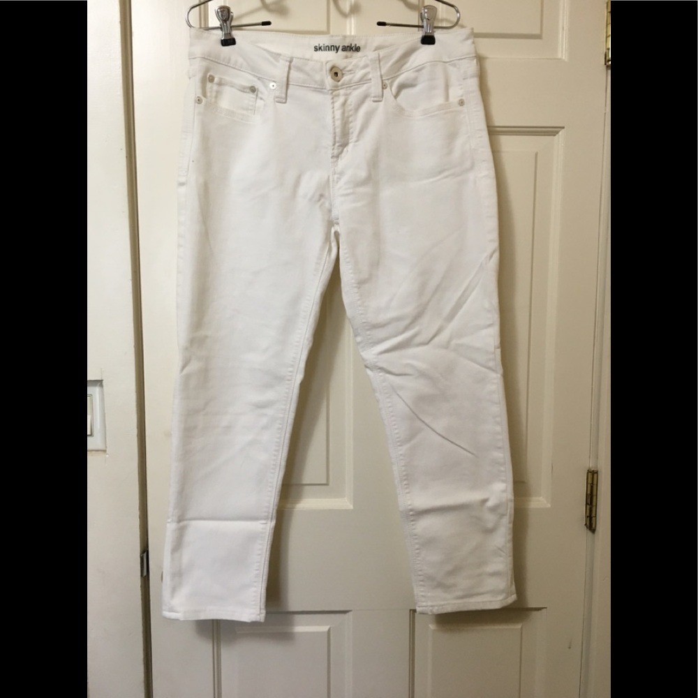 White jean pants